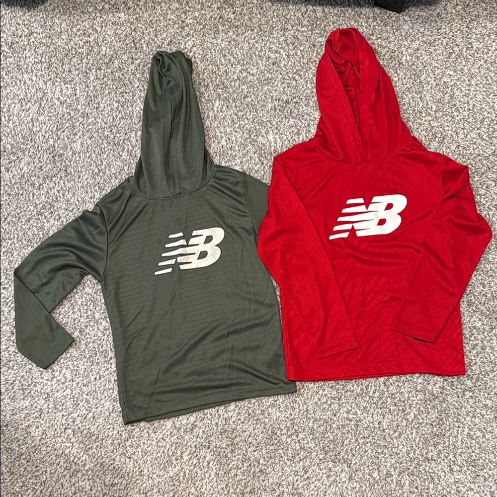 Boys New Balance Hooded Top